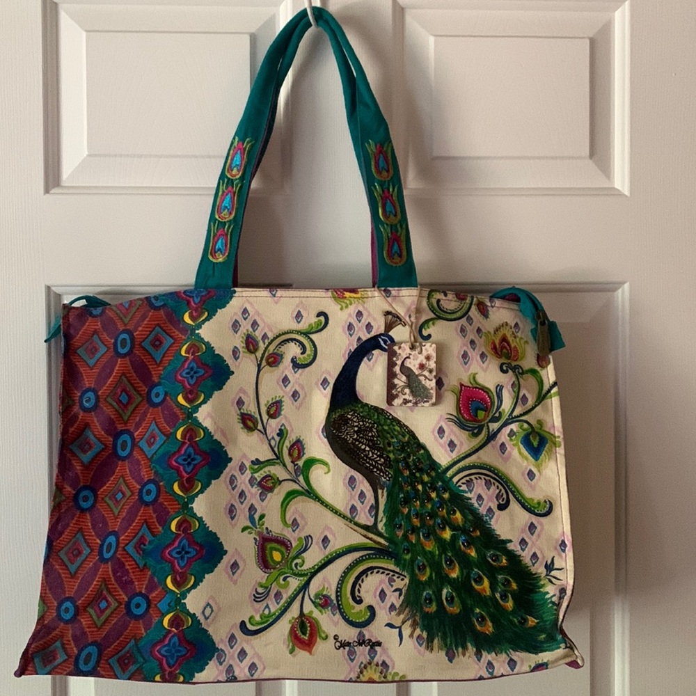 Peacock Beach Bag Tote